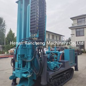 Crawler Mounted Full Hydraulic Core Drilling Rig Underground With 77.3KW Yuchai