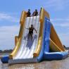 Buy cheap 0.9mm PVC Tarpaulin Giant Inflatable Floating Water Slide With TUV Certificate from wholesalers