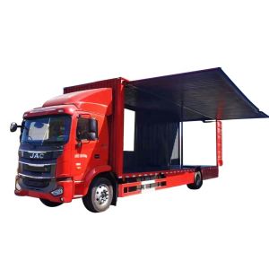 China JAC   4*2   Wing Opening Van  Winged  Box Van     Cargo Truck on sale