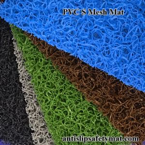 12MM Anti Slip Safety Mat Vinyl PVC Loop Scraper Mat For Wet Areas