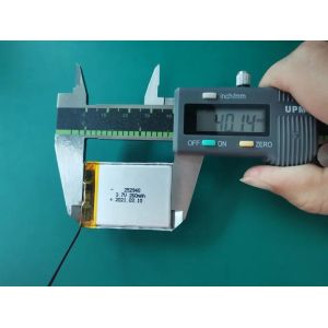 Iec62133 252940 Lithium Polymer Battery Pack 260mah 3.7v