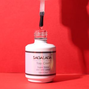 85G Long Lasting High Glossy Top Coat Rich Pigment Gel Polish Base Coat and No