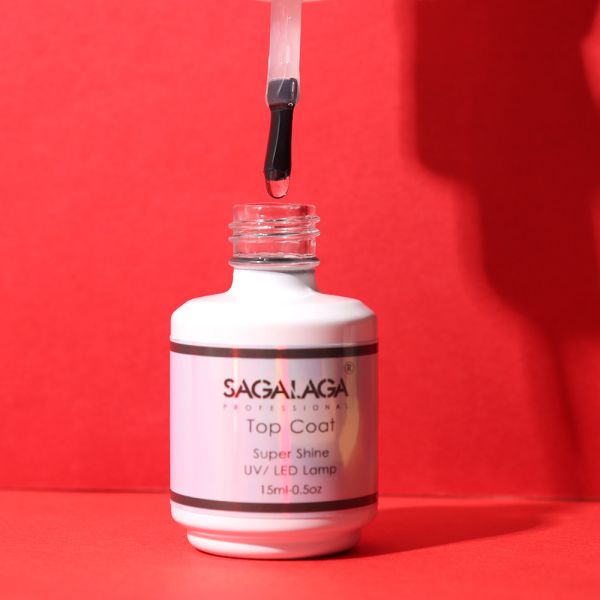 85G Long Lasting High Glossy Top Coat Rich Pigment Gel Polish Base Coat and No