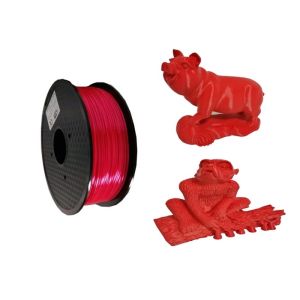 Silk Filament Red Color PLA Polycarbonate 3D Printer Filament 1.75 mm Diameter