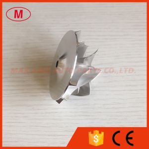 RHF55 46.50/60.00mm 6+6 blades LEP style high performance turbocharger milling