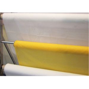 White / Yellow Screen Printing Mesh 100% Polyester Material Eco Friendly