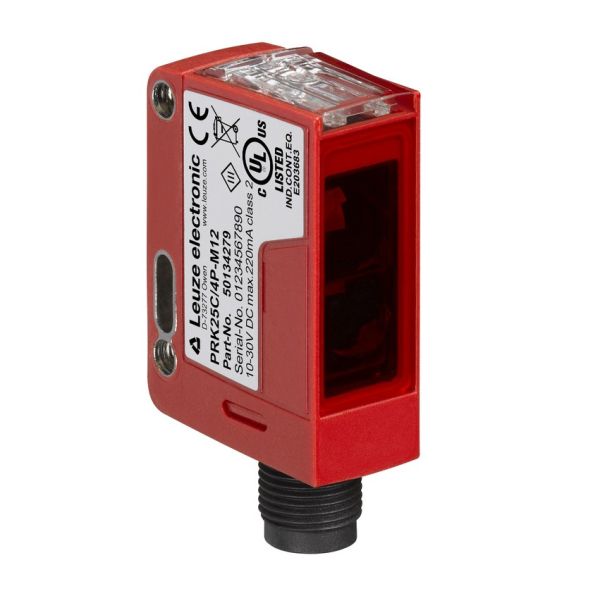 LEUZE LS25C/XX-M12 Laser Sensor - Adjustable Range, M12, IP67 | Warehouse Automation & Smart Sorting | Anti-Interference, Multi-Mode Detection