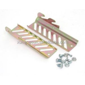 Silver Zinc Plated Swivel Bed Frame Hinge Bracket for Metal Headboard Hooks