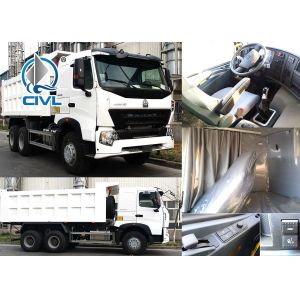 SINOTRUK 6 x 4 Howo A7 Heavy Duty Dump Truck 371hp Front Hyva Lifting 30T