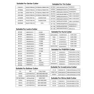 Blade For FK 389*8.5*2.4mm long knife for auto FK cutting machine