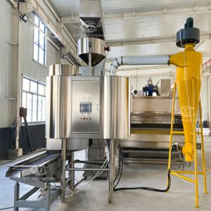 Full Auto PLC Peanut Blanching Machine with 98% Efficiency and 1000kg/h Capacity
