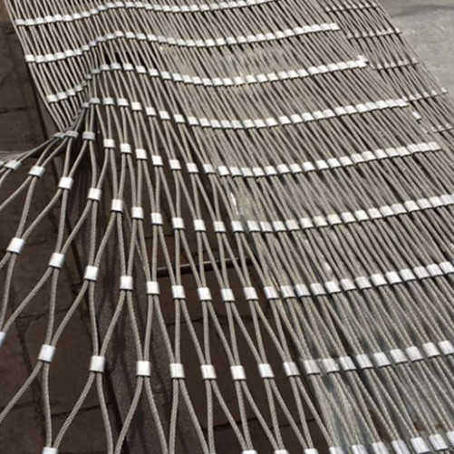 Quality Customizable Balustrade Cable Mesh with Wire Diameter 1.2mm-6.0mm and Mesh Hole Size wholesale