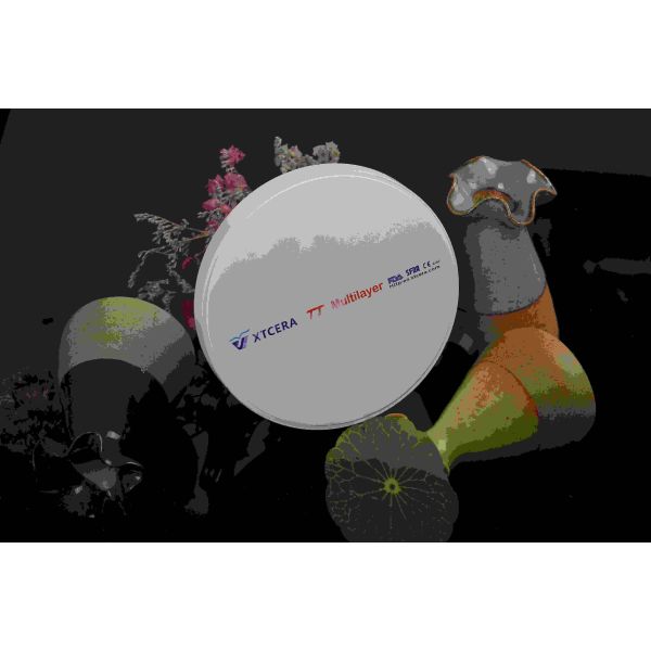 CAD CAM Milling 1250HV 100μg/m² Dental Zirconia Block