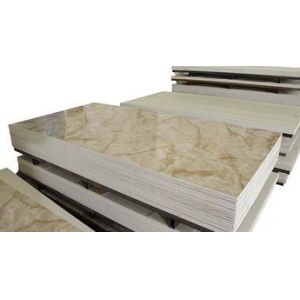 Office Building Patterned Decorative Fiber Cement Board Marble Design Sound Insulated