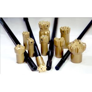 Blast Hole Threaded Drill Rod R32 / R38 / T38 / T45 / T51 for Rock Drilling