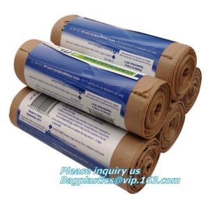 drawstring 100% eco friendly direct manufacturing factory compostable garbage