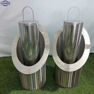 Polishing Profile Wire 2*4mm Centrifuge Basket 500mm Customized for Industrial