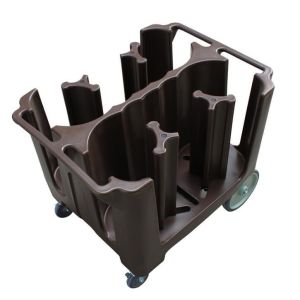 Polyethylene Adjustable Dish Caddy Conveniently Transport Store Plates