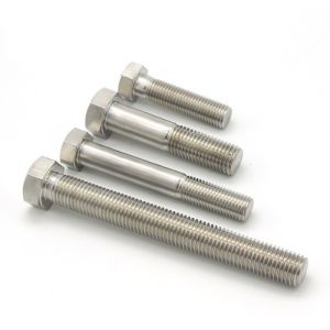 Half Thread Inch By 3 And 1 / 2 In M4 Metric Hex Bolt Stainless Steel