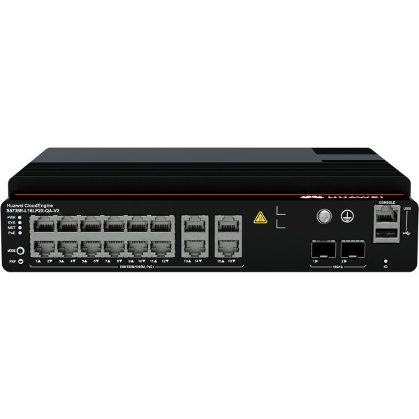 Quality Huawei Switch S5735R-L16LP2X : 60W PoE++ & 10G Uplinks Compact Enterprise Switch wholesale