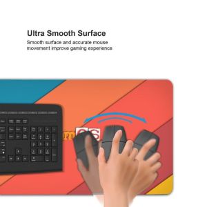 CMYK Sublimation Printing Non Slip Neoprene Rubber XXL Computer Lap Mousepad for