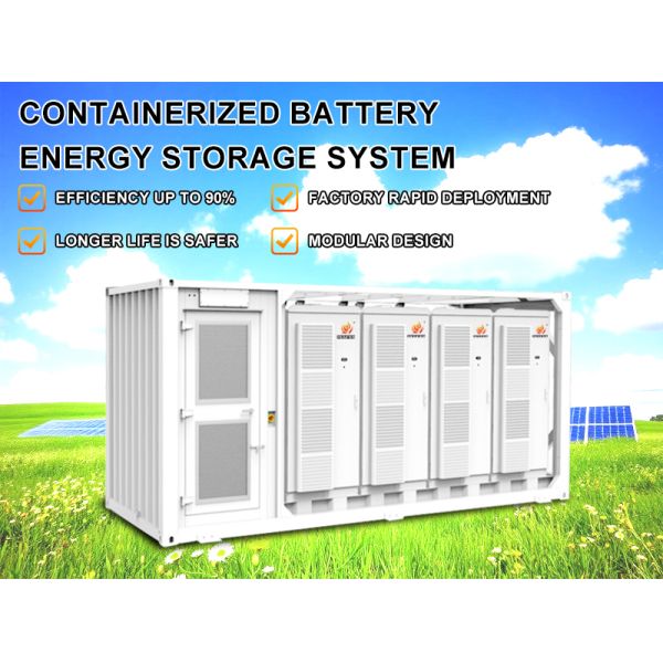 Container BESS Solar Battery Energy Storage Lithium System 1 MWH LifePO4 Battery Energy Storage System Container