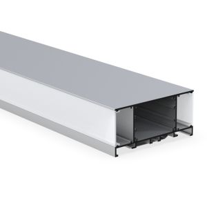 China Aluminum Alloy Surface Mounted LED Profile , LED Strip U Channel With Welding Service on sale