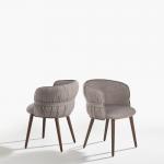 Merge Contemporary Coulisse Armchair / Classic Desig Leather Arm Chairs