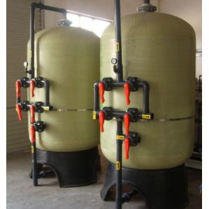 1TPH Commercial Water Softener System DOW Membrane With Iron Filter