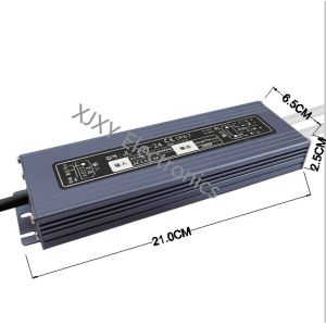 Aluminum Shell IP67 12V / 24V 200w LED Driver ultra small