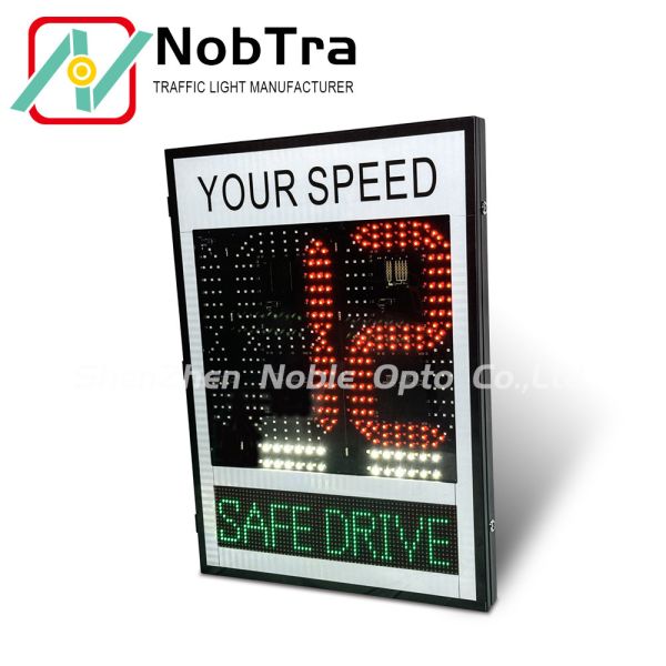 Customer OEM Radar Traffic Speed Sign With Red&Amber LED