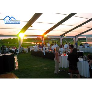 Translucent Event Marquee Tent Air Conditioned Business Conference Banquet Party