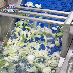 Fruit and vegetable cutting, hoisting and washing production line Fruit