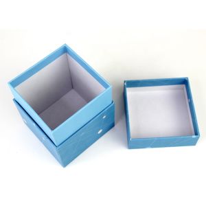 Custom Recyclable Cardboard Gift Box With Lid , Deep Square Cardboard Box With