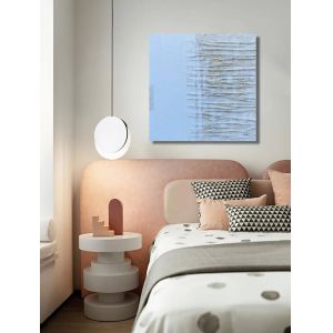 Abstract Style Vertical Stripes Thick Texture Canvas Painting A Statement Piece