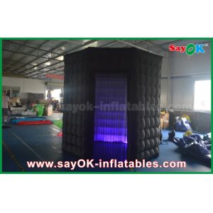 Photo Booth Wedding Props Inflatable Blakc Octagon Photo Booth White Inside With