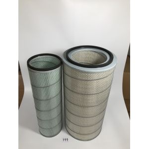 China Professional Excavator Air Filter , Hitachi Excavator Filters P127308 P127309 For ZAX450 ZAX470 on sale