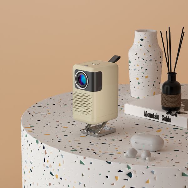 Outdoor Android 720p Home Portable Projector 100 ANSI Lumens With Lift Bracket