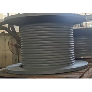 Single Groove Steel Hoisting Crane Cable Drum For Industrial Use