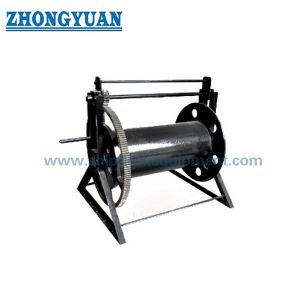 Cheap Mooring Rope &amp; Steel Wire Rope Storage Reel With Brake CB/T 3468-92 Type B for sale