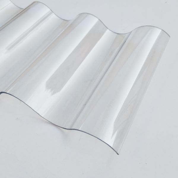 1.8mm Polycarbonate Corrugated Sheet Greenhouse Roof Material PC Roofing Plastic