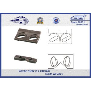 Railroad Construction Boltable Rail Clips Self blocking High Strength