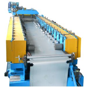 Adjustable Width Linear Ppgi 0.2mm Shelf Panel Roll Forming Machine
