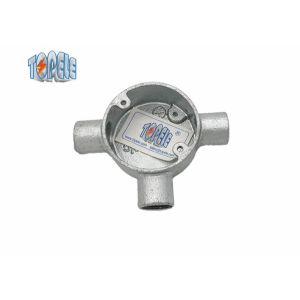 Cheap Oem Design Conduit Galvanized Fittings Malleable IronTee Circular Electrical Box for sale