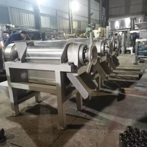 Fruits Extracting 2t/H Ginger Spiral Juicing Machine