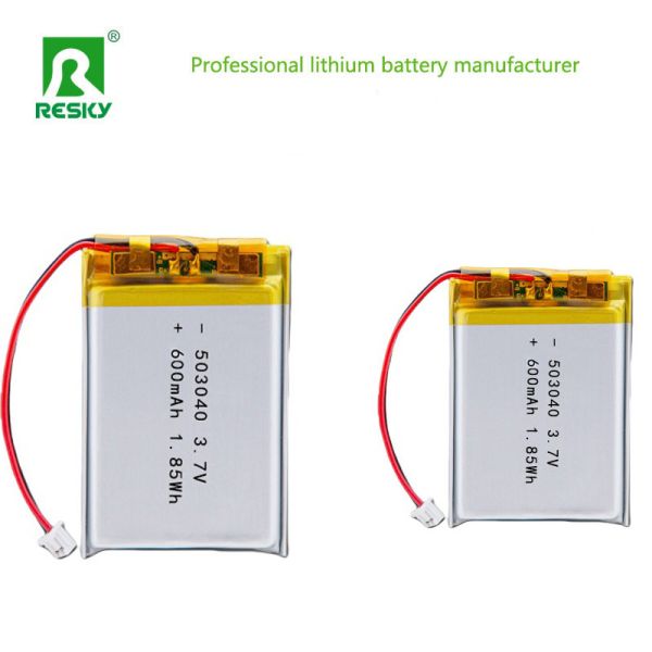 Lithium Polymer Battery Cell 503040 600mAh 3.7V 7.4V 2.22wh For Portable Beauty Device