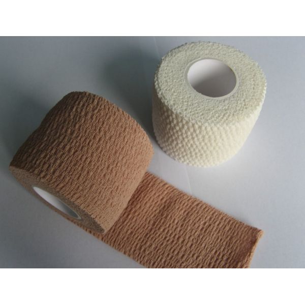 Elastic Cotton Substrate Hand tearable Cotton Bandage / Cotton Elastic Bandage