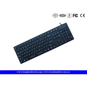 Desk Top Waterproof Silicone Keyboard F1 - F12 Function Keys and Numeric Keys