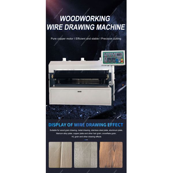 Fully Automatic Woodworking Wire Drawing Machine for Polishing Aluminum Plate Metal