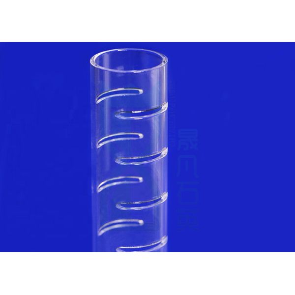 Quality High Purity Further Processing Clear Fused Quartz Tubing With Slots wholesale